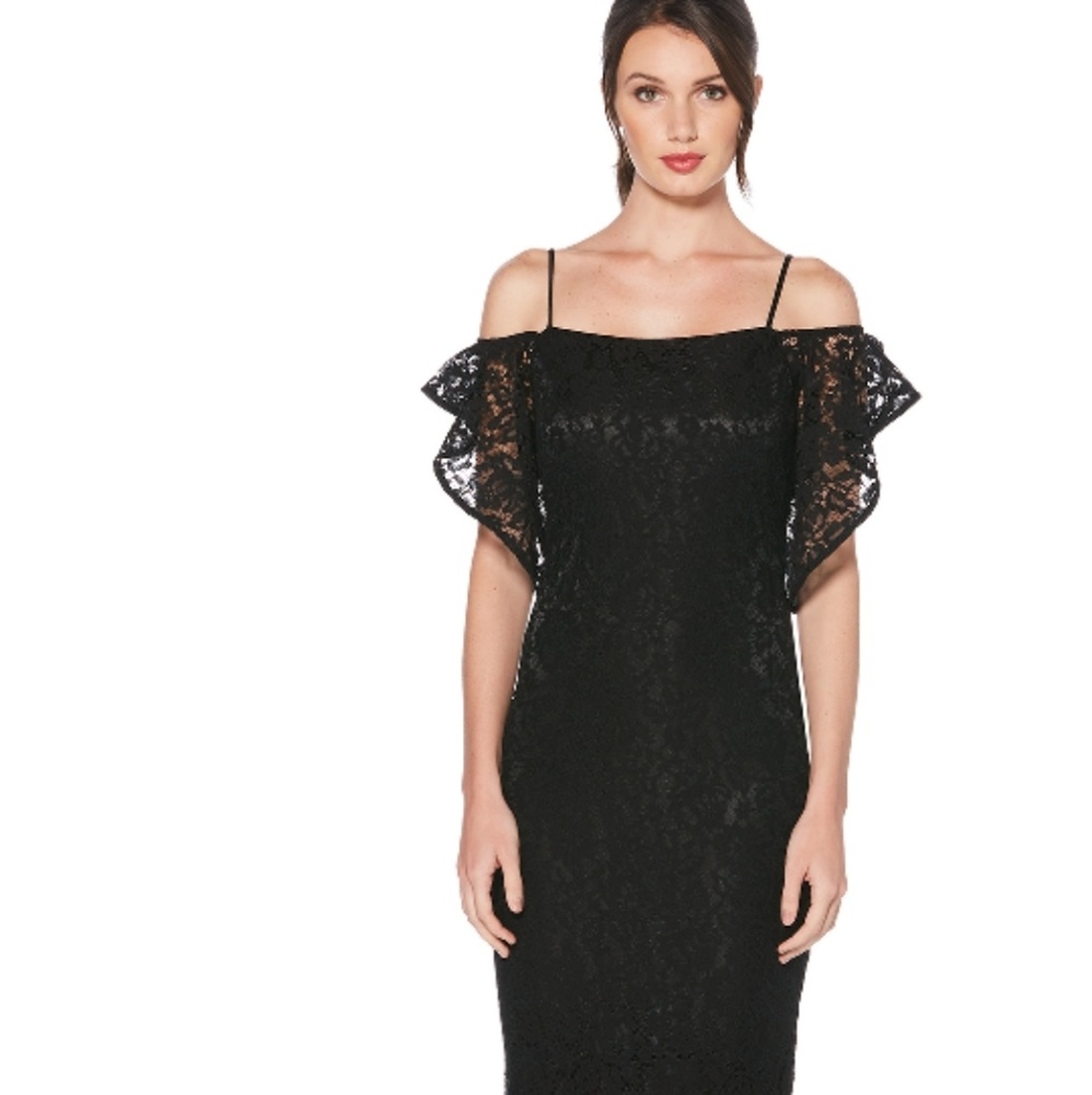 Laundry by Shelli Segal flutter sleeve dress